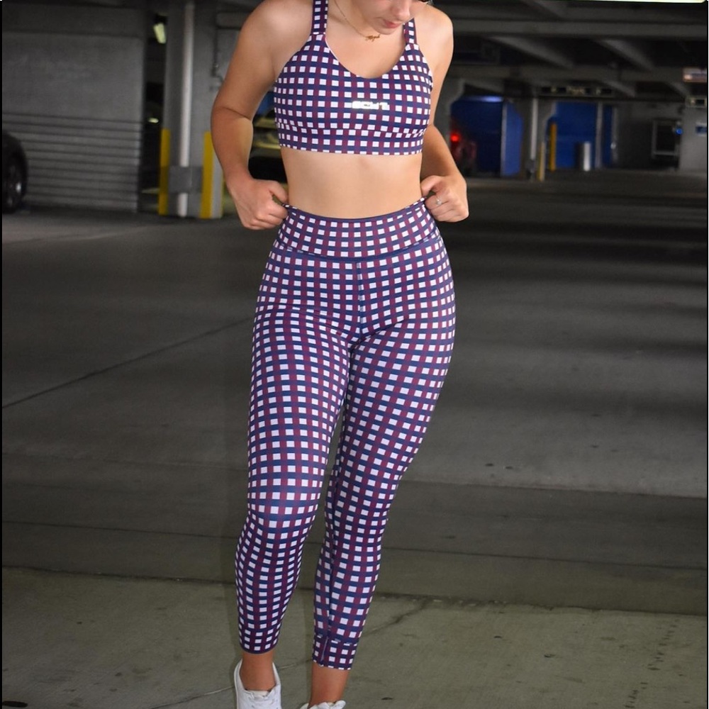 ECHT Plaid Legging Set